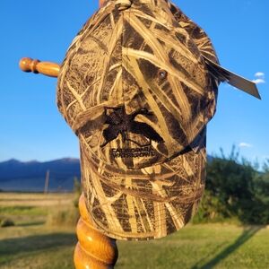 NWT Mossy Oak Camo Baseball Cap with Black Logo